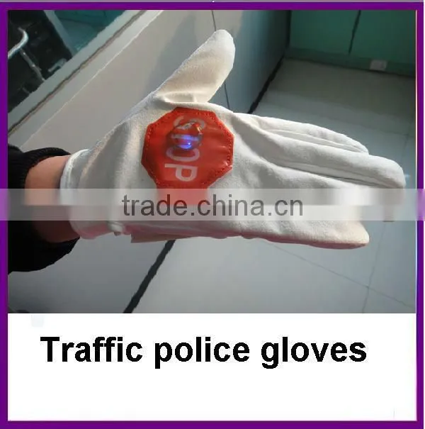 LED Palm Reflective Safety Traffic Gloves ZMR733