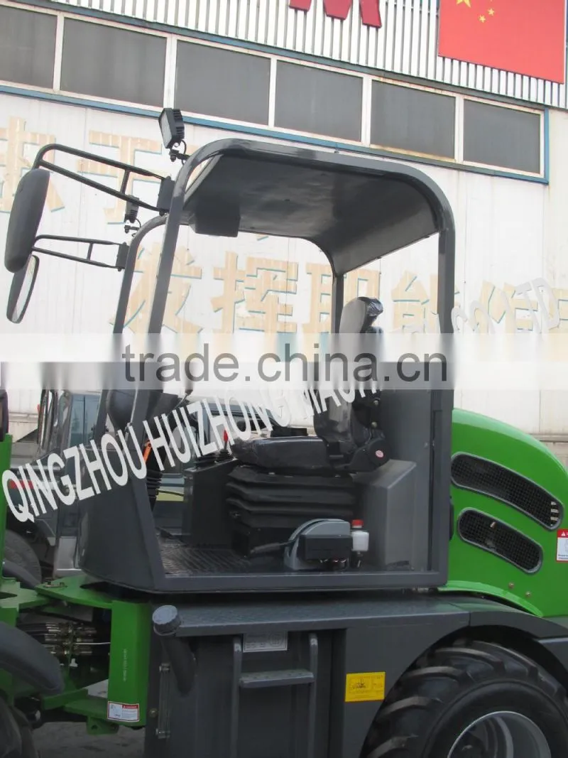 4WD tractor HZM 908 cheap wheel loader price chinese wheel loader without cabin for sale