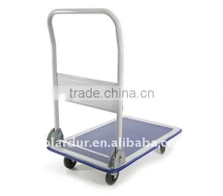 Folding Heavy Duty Platform Push Trolley - 150kg Weight Capacity