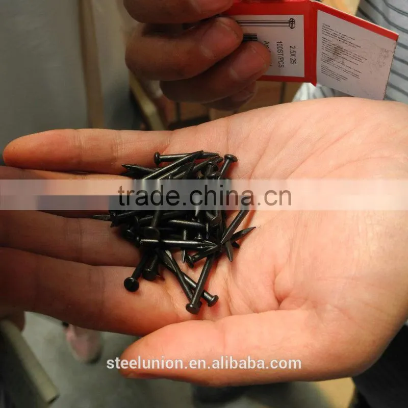 Hot Sale Black Concrete Nail/Dubai Market Black Steel Nail