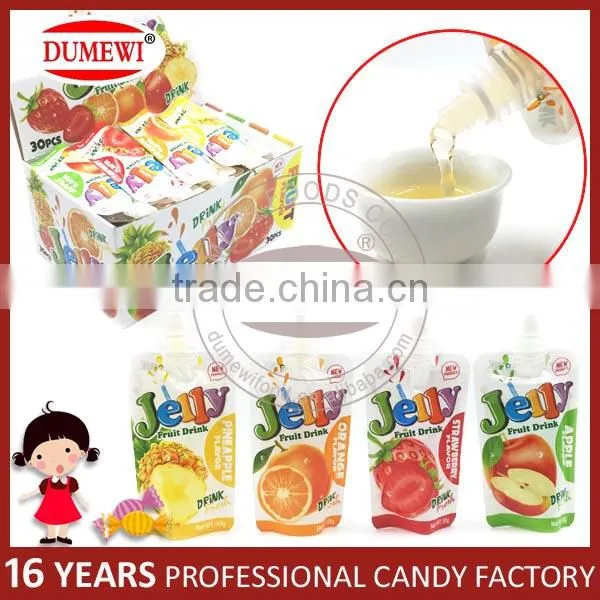 Custom Assorted Jelly Juice Drink Suck Fruit Jelly Drink