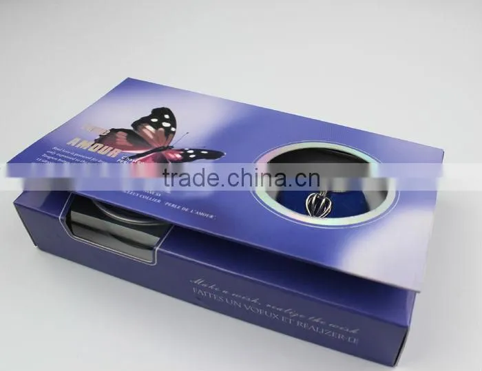 Nature love pearl gift (ocean pearl (red, pink, purple, blue, yellow) English and French version)