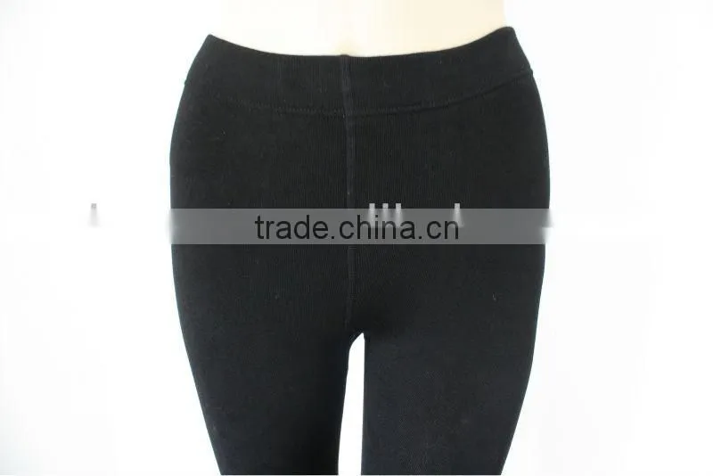 Black spandex tight leggings for women