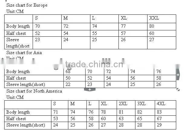 2016 new casual fashionable blank round- collar men's short sleeve t-shirt