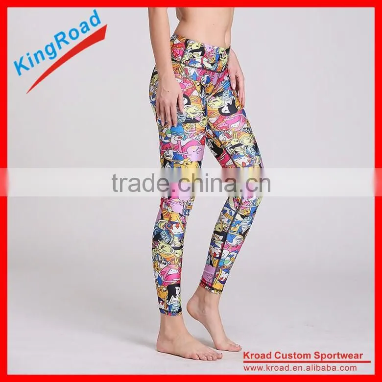 compression ladies leggings, custom design