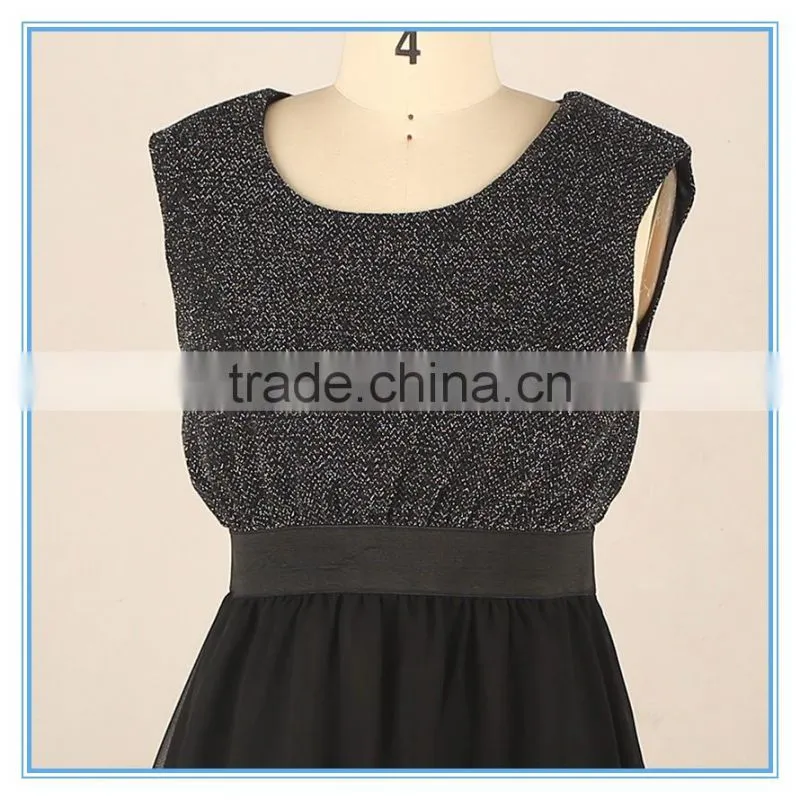 Ladies New Model Dress Designs Frocks Black Tutu Dress Summer Dress