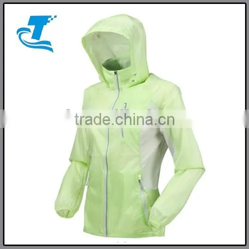 Breathable Thin Women Wholesale Windbreaker Jackets