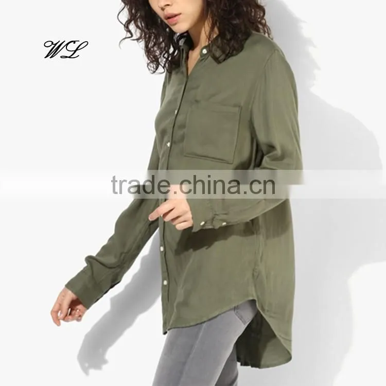 Ladies Brand Designs 100% Cotton Blouse in Bulk Linen Shirts
