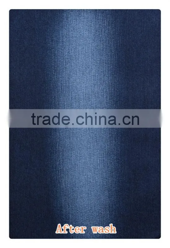 Denim stocklot men's suit fabric/Foshan Supplier stretch jean fabric