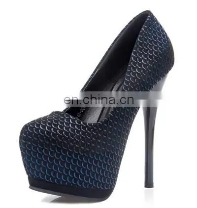 top quality thick waterproof office ladies shoes fashion high heels
