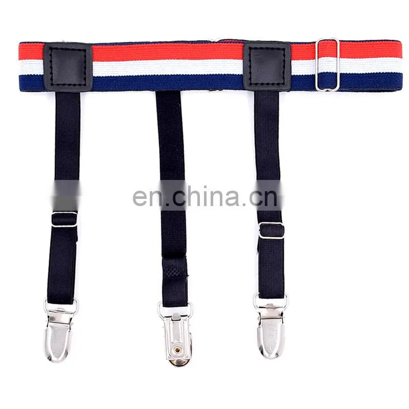 Newline style mens fashion adjustable shirt stays shirt garters