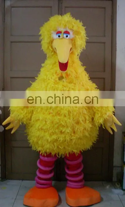 HI CE Hot sale Yellow big bird mascot costume for adult
