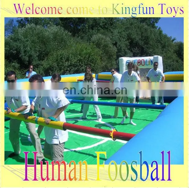 inflatable water soccer game