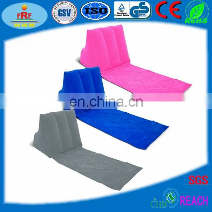 Inflatable Back Wedge Pillow For Beach
