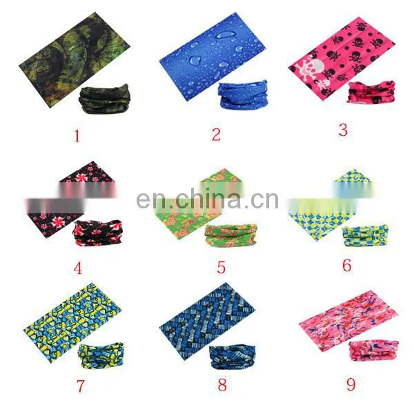 LINGSHANG multifunctional seamless stock AZO free face mask headwear bandana