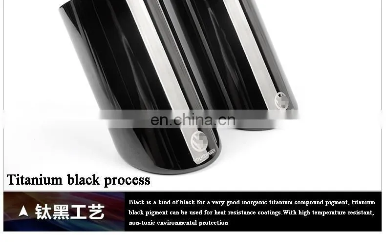 exhaust pipe titanium exhaust tips