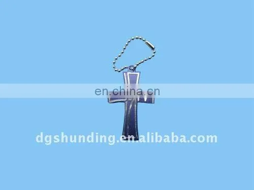 Metal tag with keychain