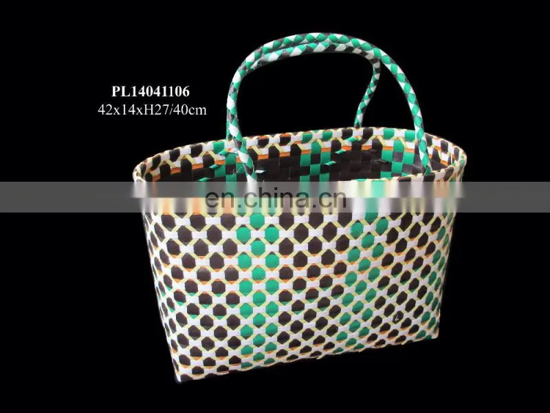 Black PP tape woven bag