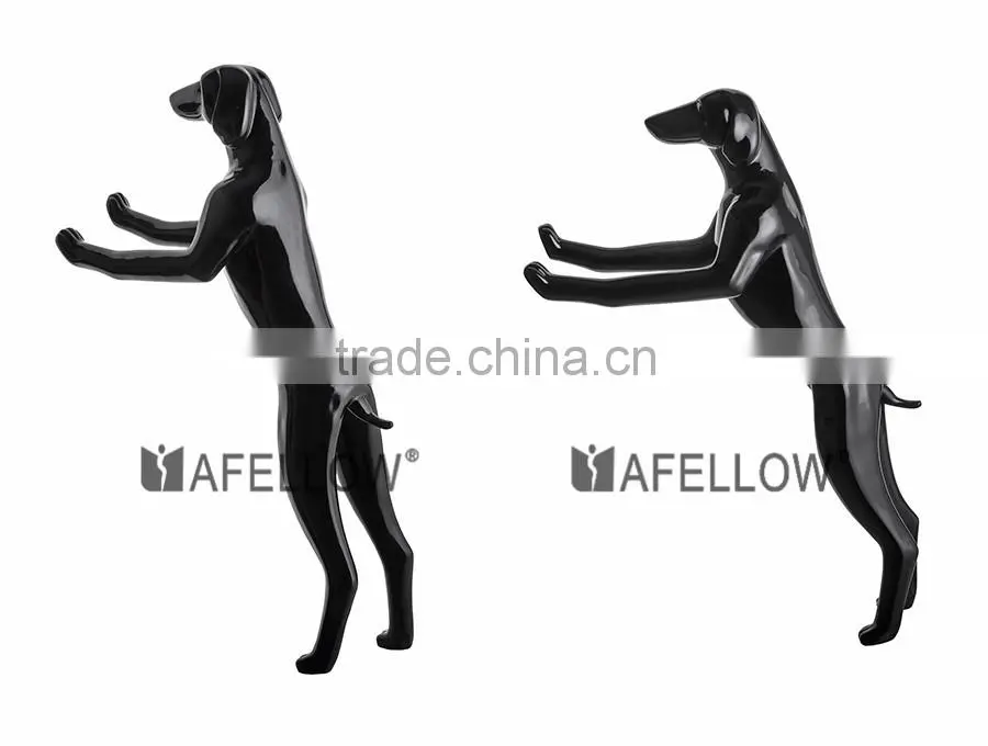 Animal black dog mannequin for sale