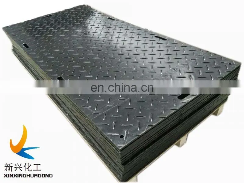Composite plastic rv-resistance ground protection sand trackway mats