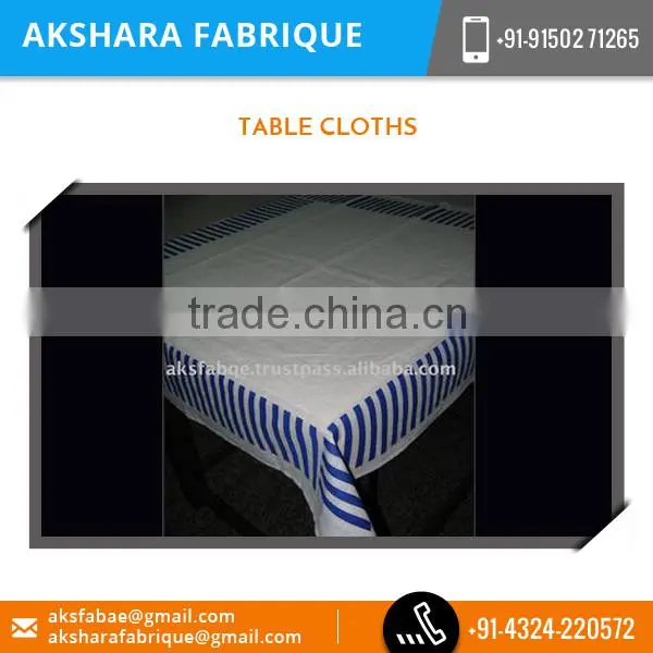 Superior Quality Material Made Table cloth Available in Different Size