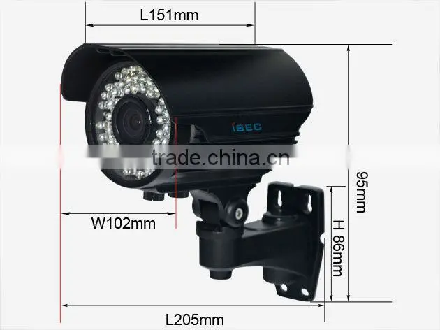 High quality outdoor ir bullet cctv cameras CVI camera kits
