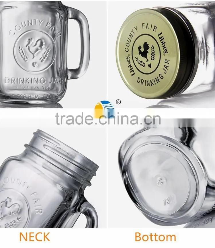 Glass Mason Jar With Metal Lid Wholesale