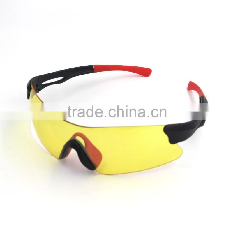 Interchangeable 5 lens full set UV400 sport protective sun glasses tennis eyewear with smaller case