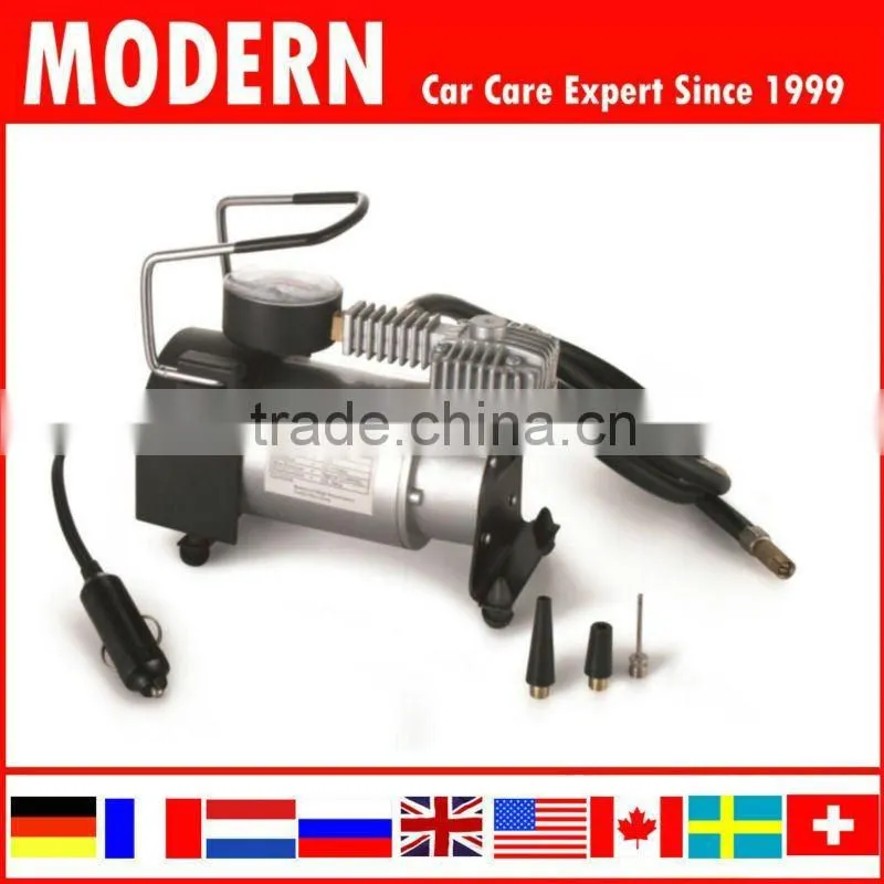 12V Metal auto air pump/auto air compressor/auto tyre inflator