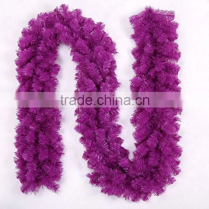 Wholesale pvc 270cm 9 feet christmas garland
