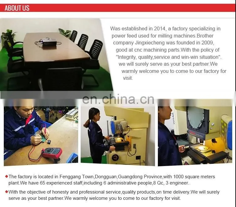 AC110V Power Table Feed Larger Milling Machine X Y Z axis Automatic Feeder