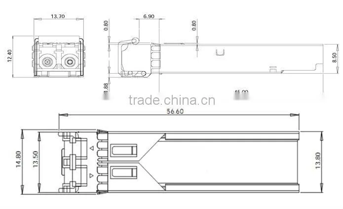 2.5G 1310nm 40Km SFP Transceiver