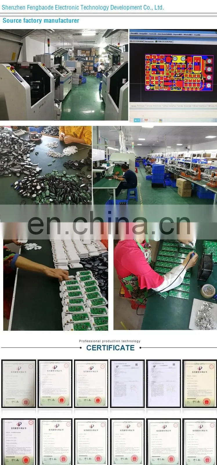 433MHZ 3-key EV1527 learning code wireless RF remote control Learning code ev1527 remote control