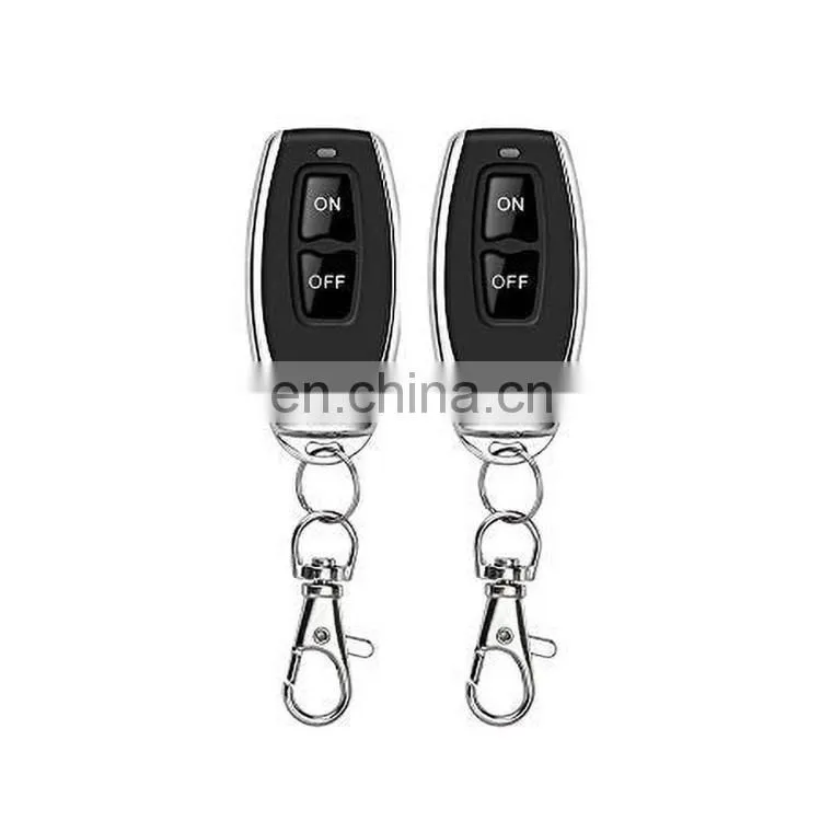 2-button 1527/2240 learning code smart home 433MHz radio frequency remote control for door lock / home appliances / car alarm