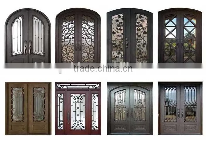 Premium Quality Modern Wrought Iron Security Doors Design