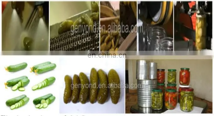 Promotional cucumber pickles production line making machine