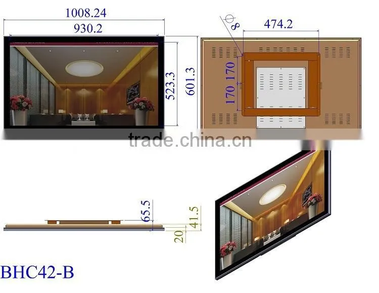 Advertising player manufacturer bus advertising display