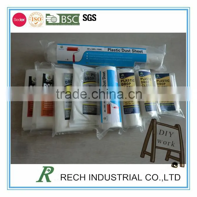 SEDEX certificate protective Plastic drop cloth