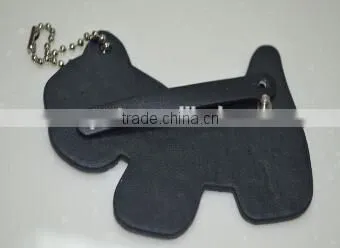 Factory Offer PU Leather Child Shape Tag can be Decorated with DIY Slide Letters