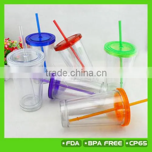 16OZ Double Wall Plastic cup W Removable Bottom ,2014 NEWS!