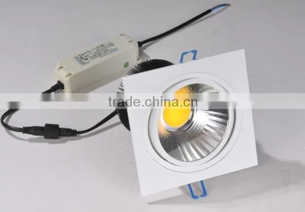 6w 9w 10w 15w 20w 30w 40w 50w square led cob downlight