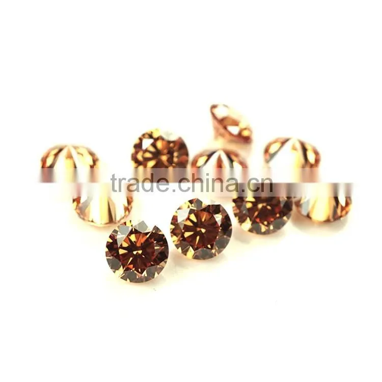 Top Quality 0.9-3mm Round Cubic Zirconia,Fancy Cutting Semi Precious Gem Stones, CZ Stonefor Jewelry Design