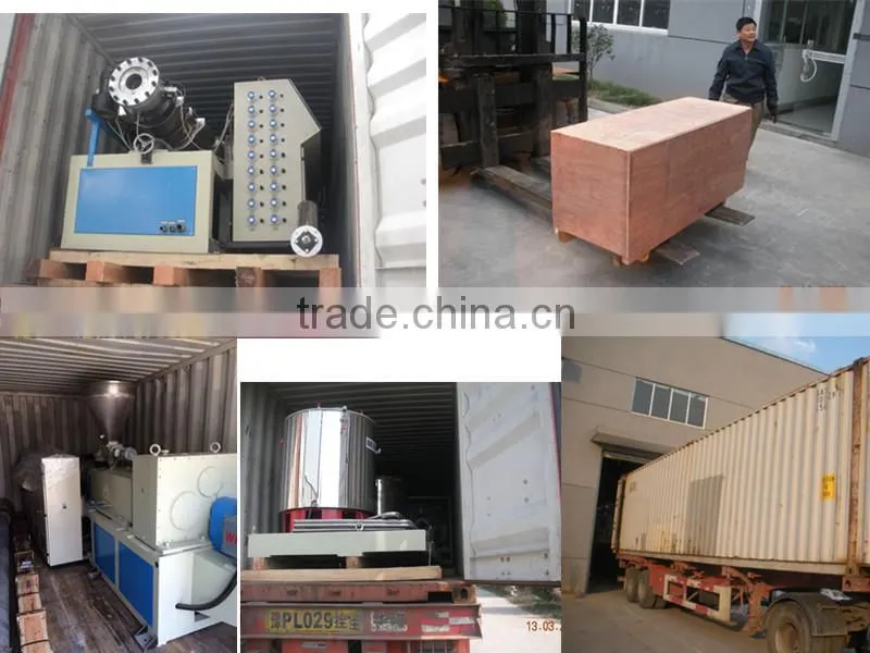 line of PVC granulation