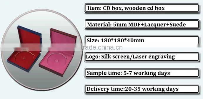 Custom Wooden CD Box/Stotage Box/Set Packaging