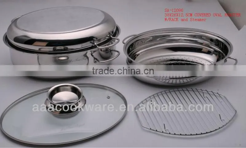 Stainless Steel Chicken Roaster With Rack