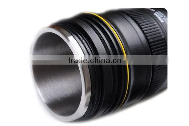 Elastic Black Lens mug/Lens cup 24-70mm for Nikon with Stainless steel liner