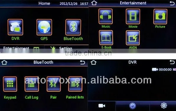 rearview mirror car monitor gps with DVR, FM transmission