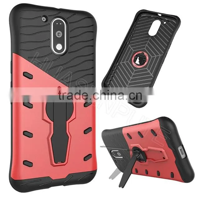 Popular Shock Resistant Armour Case with Stand For Motorola G4&G4 Plus