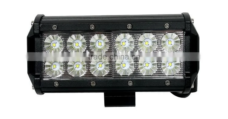 36w 7" led 4x4 atv light bar reflector