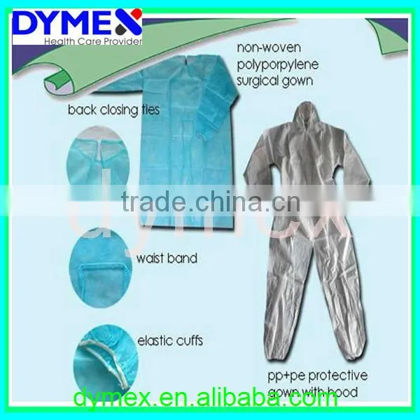 Disposable non woven PP Colorful coverall